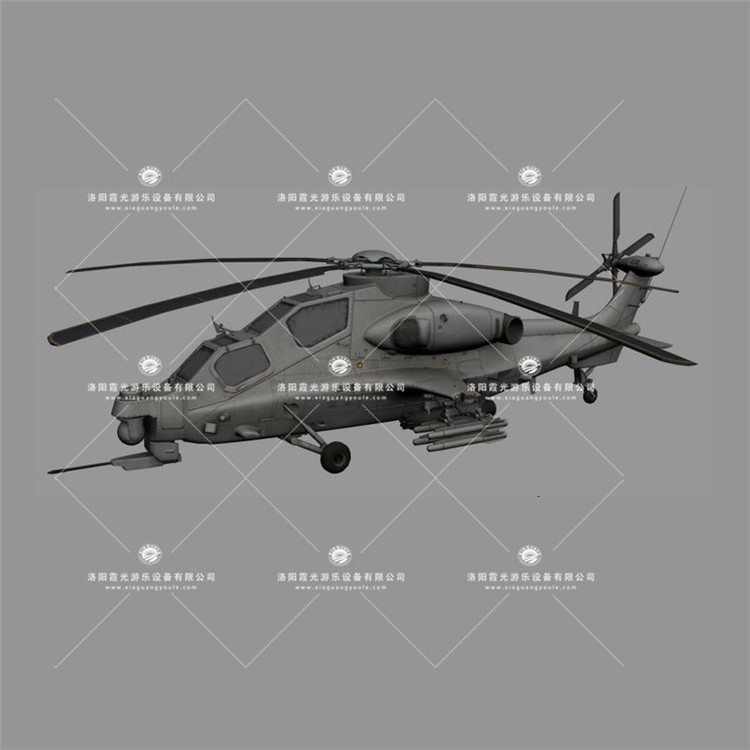 巴音郭楞武装直升机3D模型